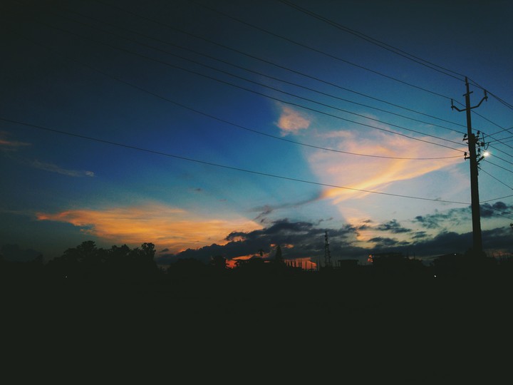 sunset sky