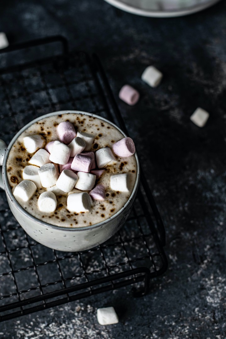latte with marshmallows