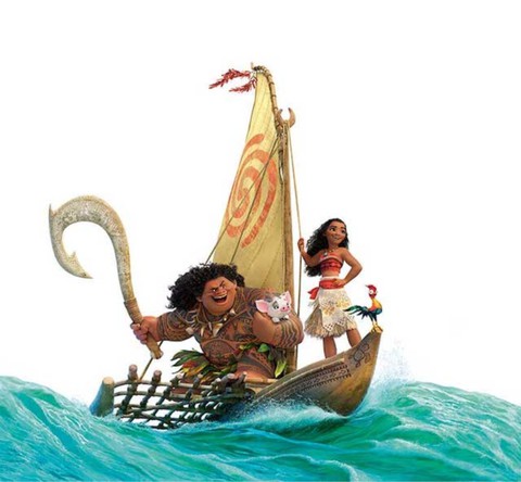 Moana & Maui on their great adventure