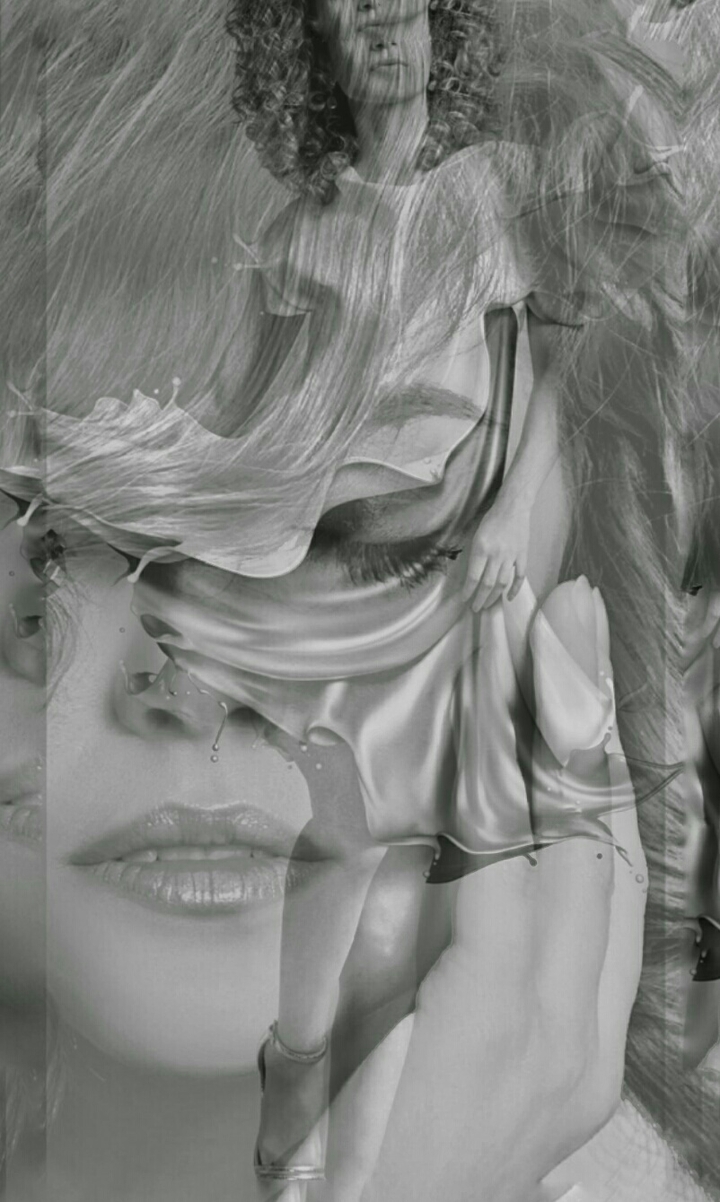 She and her imagination.