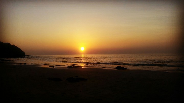 sunset at konkan