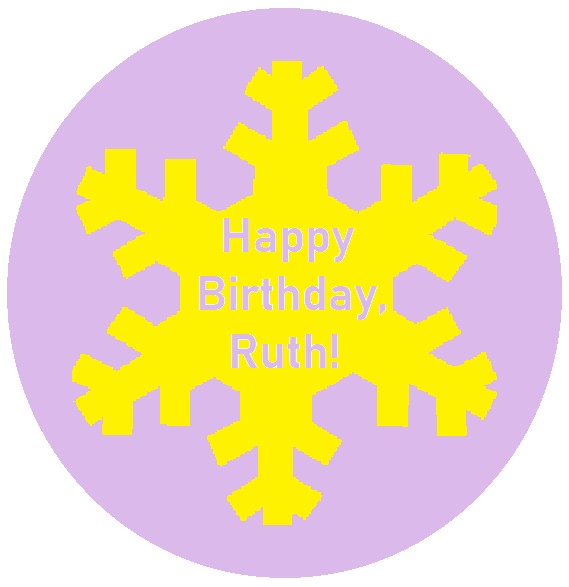 light purple snowflake
