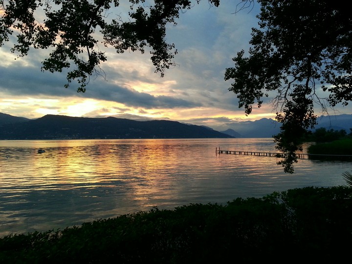 Sunset at Lake Maggiore