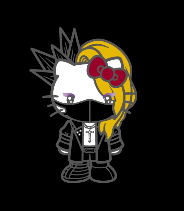 Yoshikitty with mask