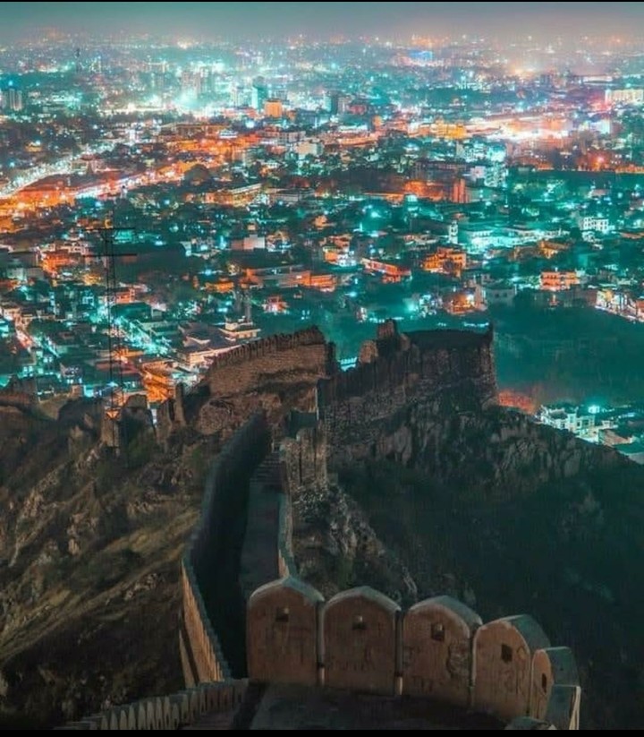 city in light