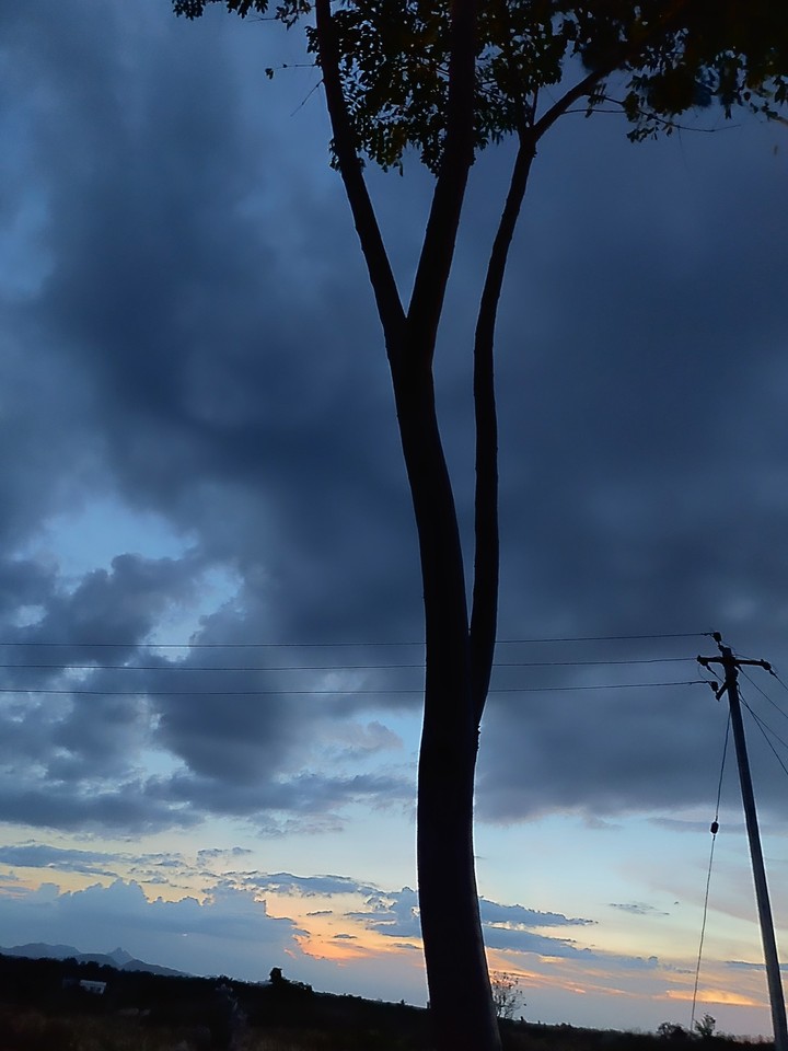 cloudy evening