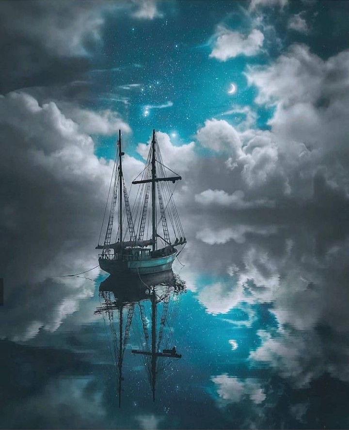 the light in sky