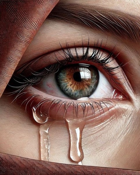 обои eyelash, Crying