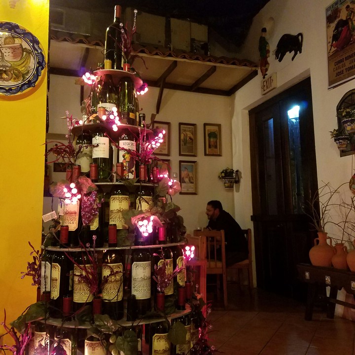 Wine Christmas Tree