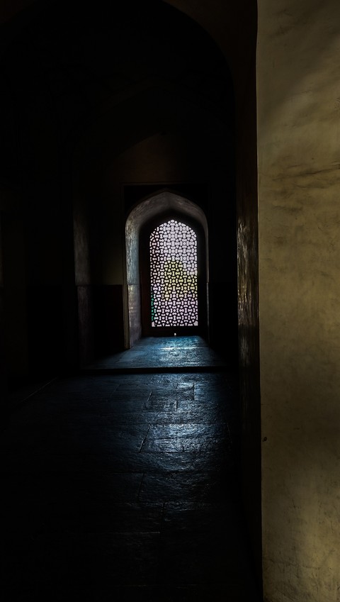 window Humayun's tomb