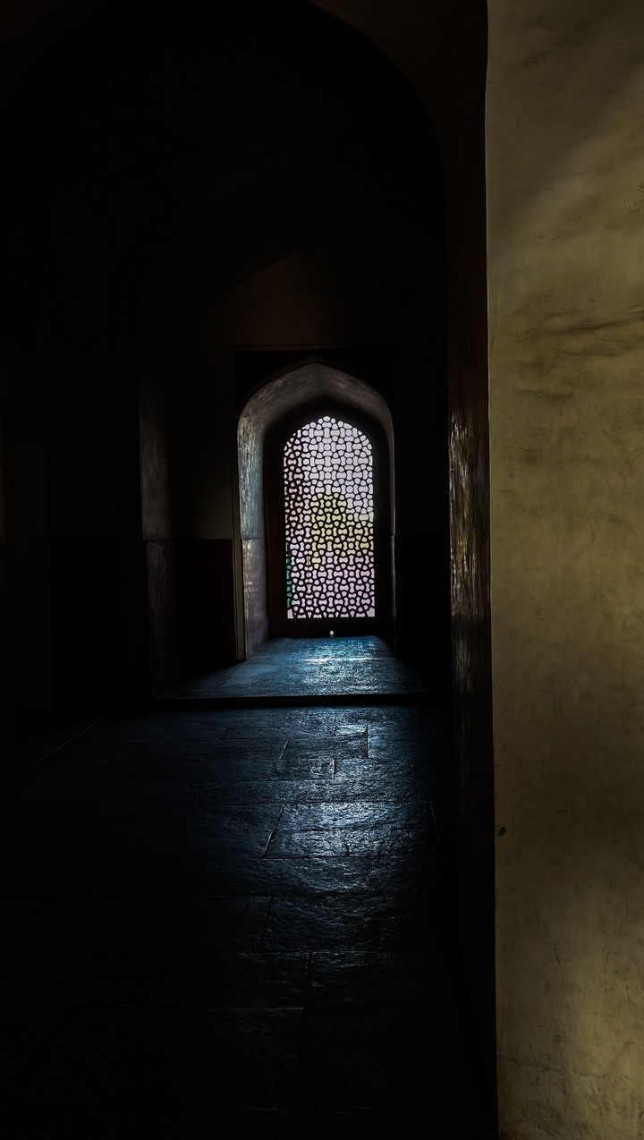 window Humayun's tomb