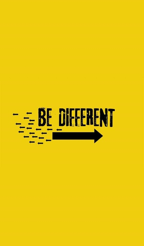 BE DIFFERENT 