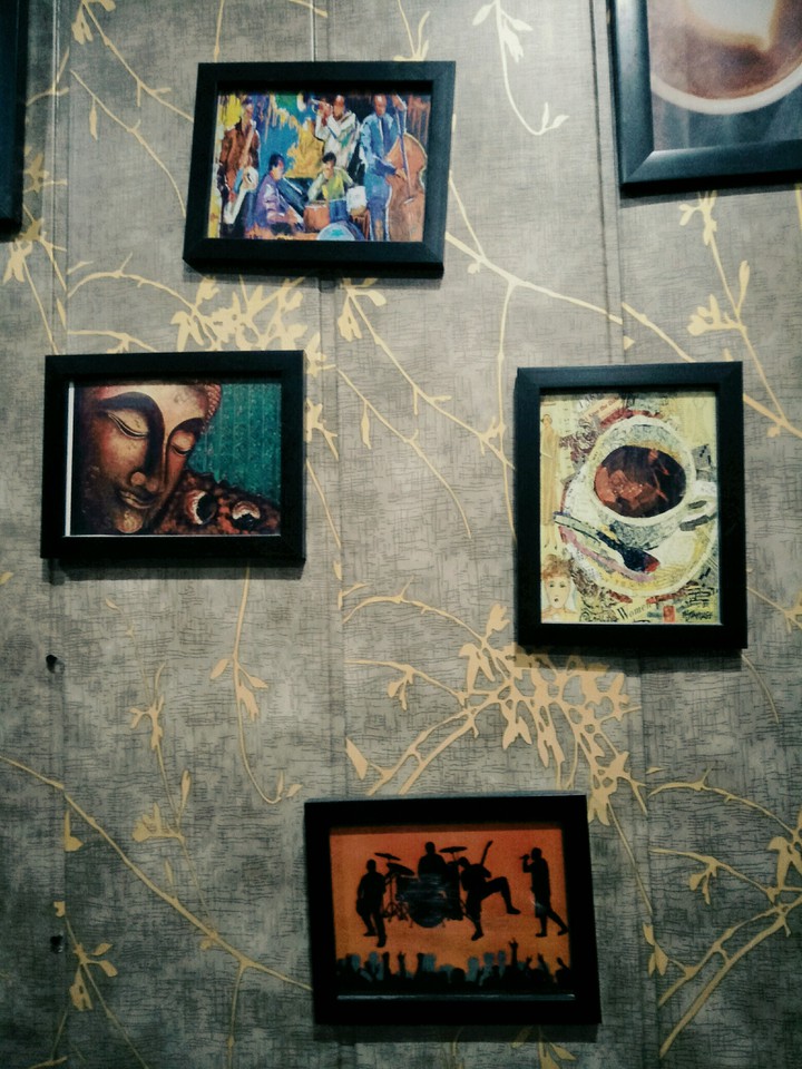 Wall full of frames