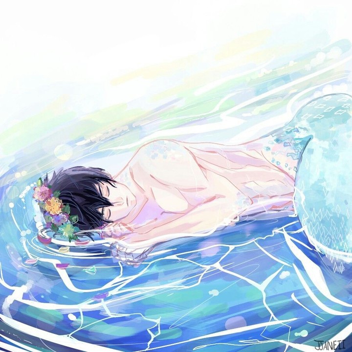 Triton sleeping