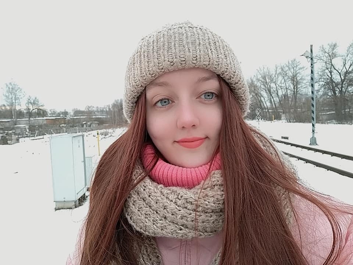 winter calling at a kiosk