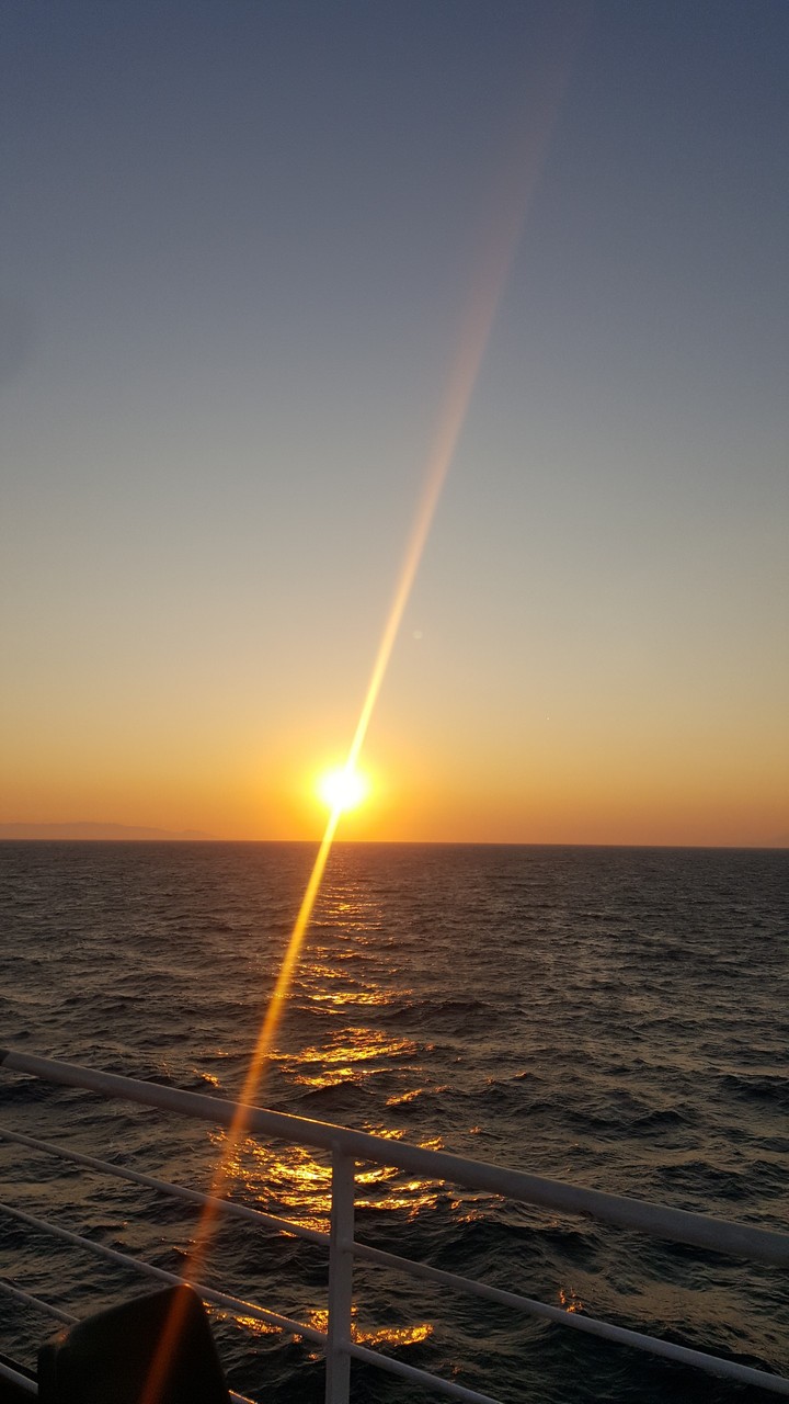 Sunset at Greece