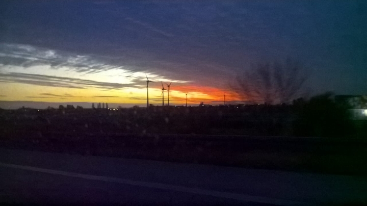 Morgenröte am 21.10.2017