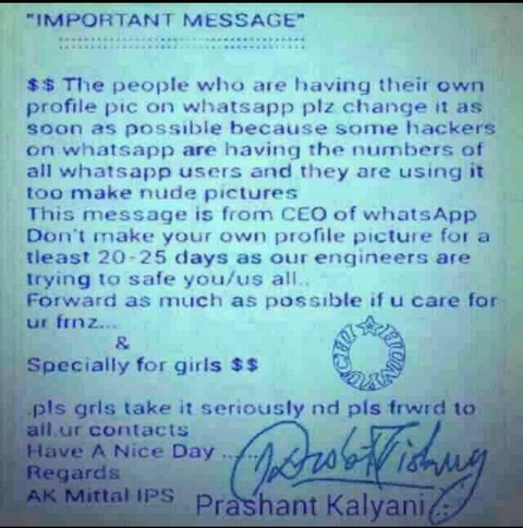 Be safe!
