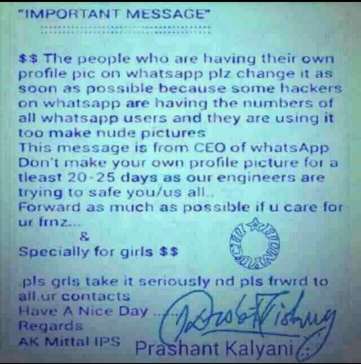 Be safe!