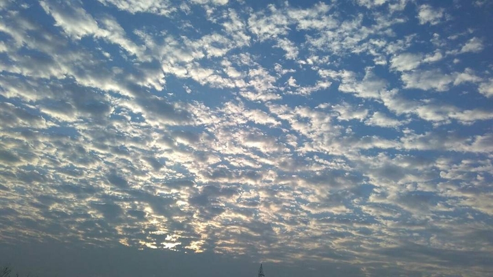 Cloudy sky and nature's
