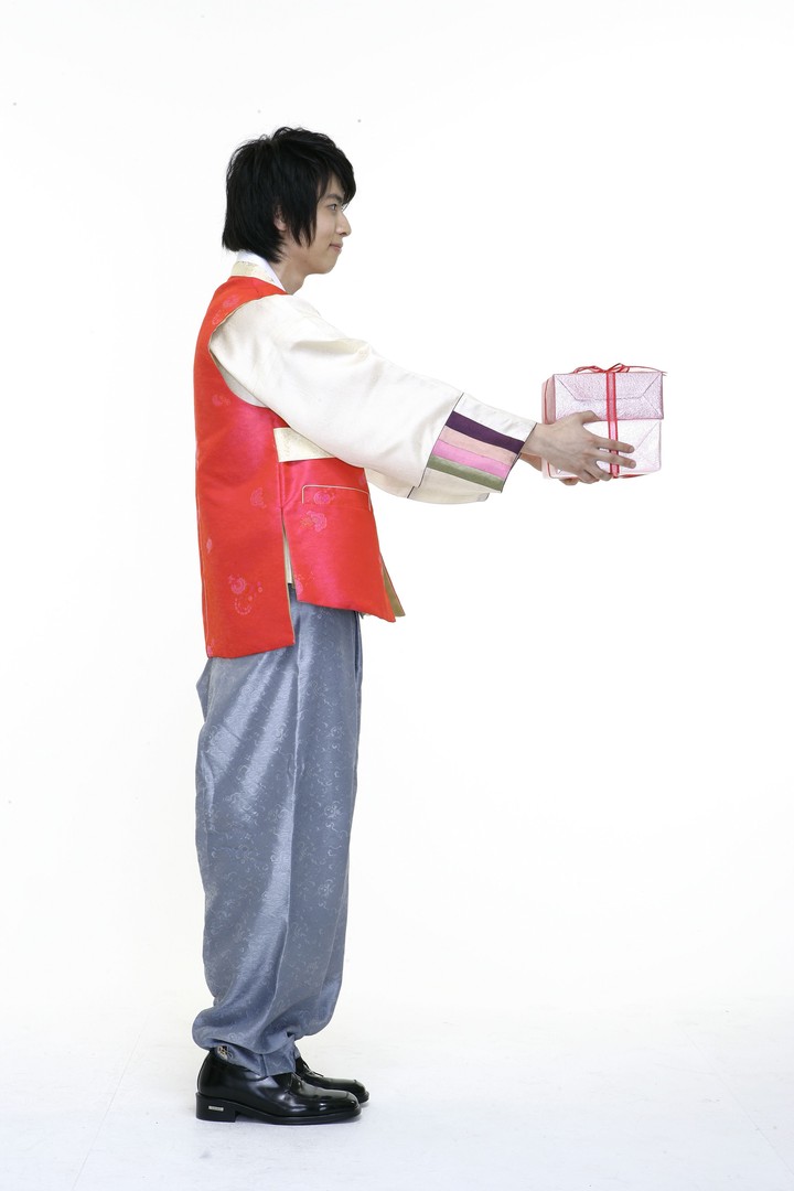 Couple in Korean Dress