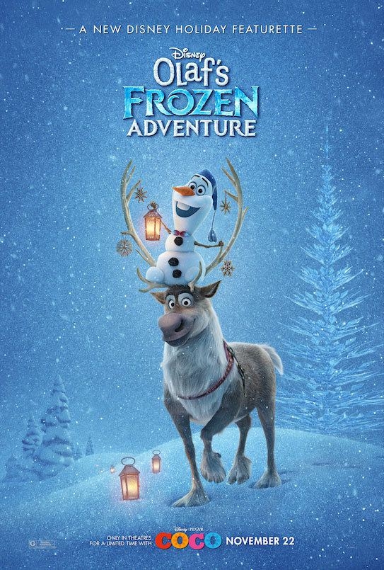 New poster olaf's frozen adventure