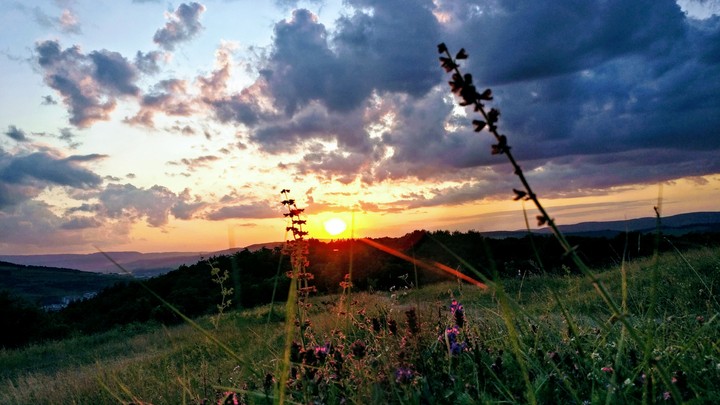 summer sunset in Cluj