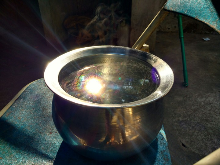 Sun in a vessel...