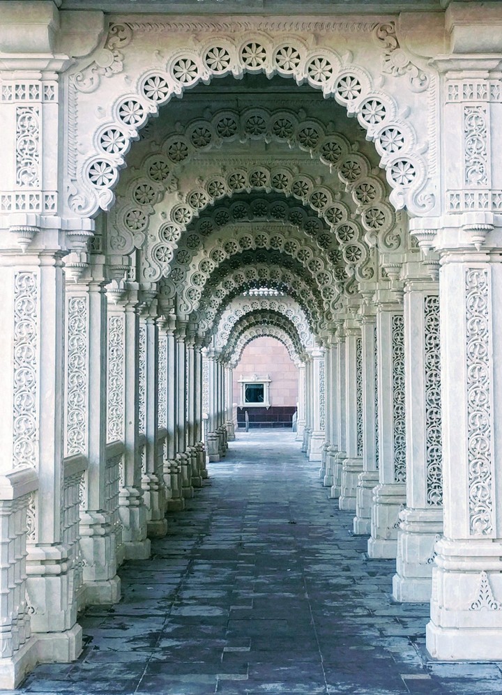 Arched Hallway
