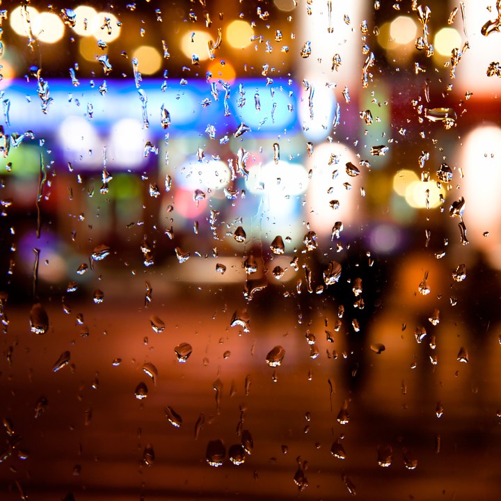 rain in the city