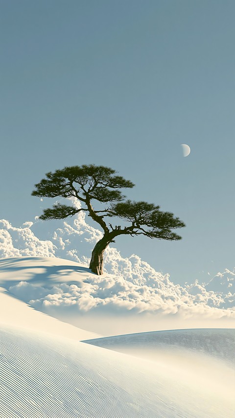 обои branch, snow