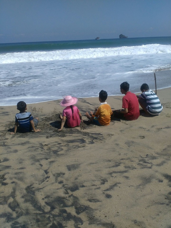 waiting for the waves