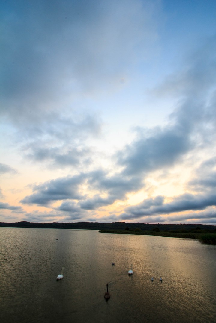Abendstimmung am Schmachter See