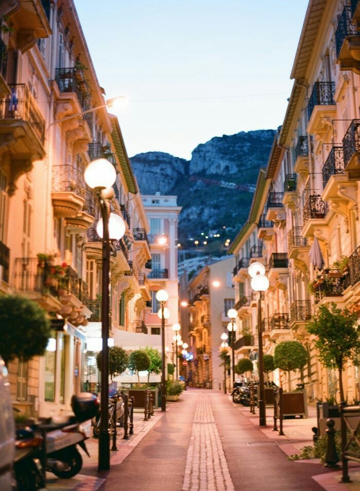 Street of Monaco at Night