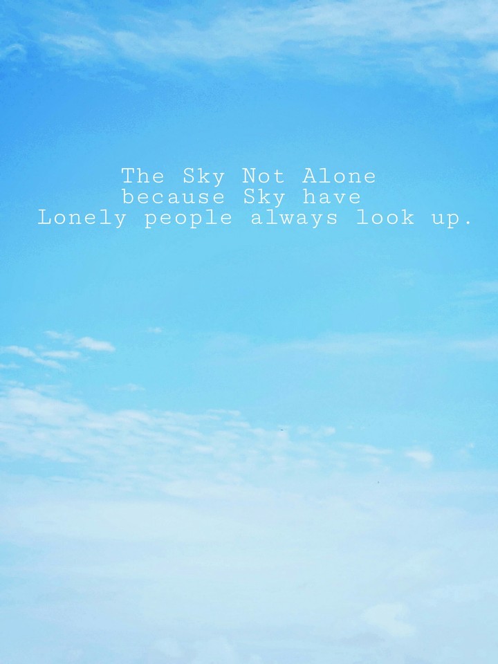 The sky
