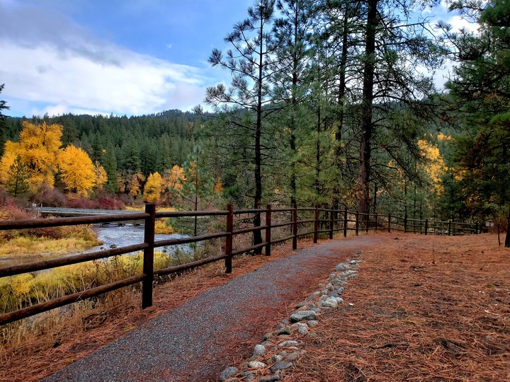 the trail