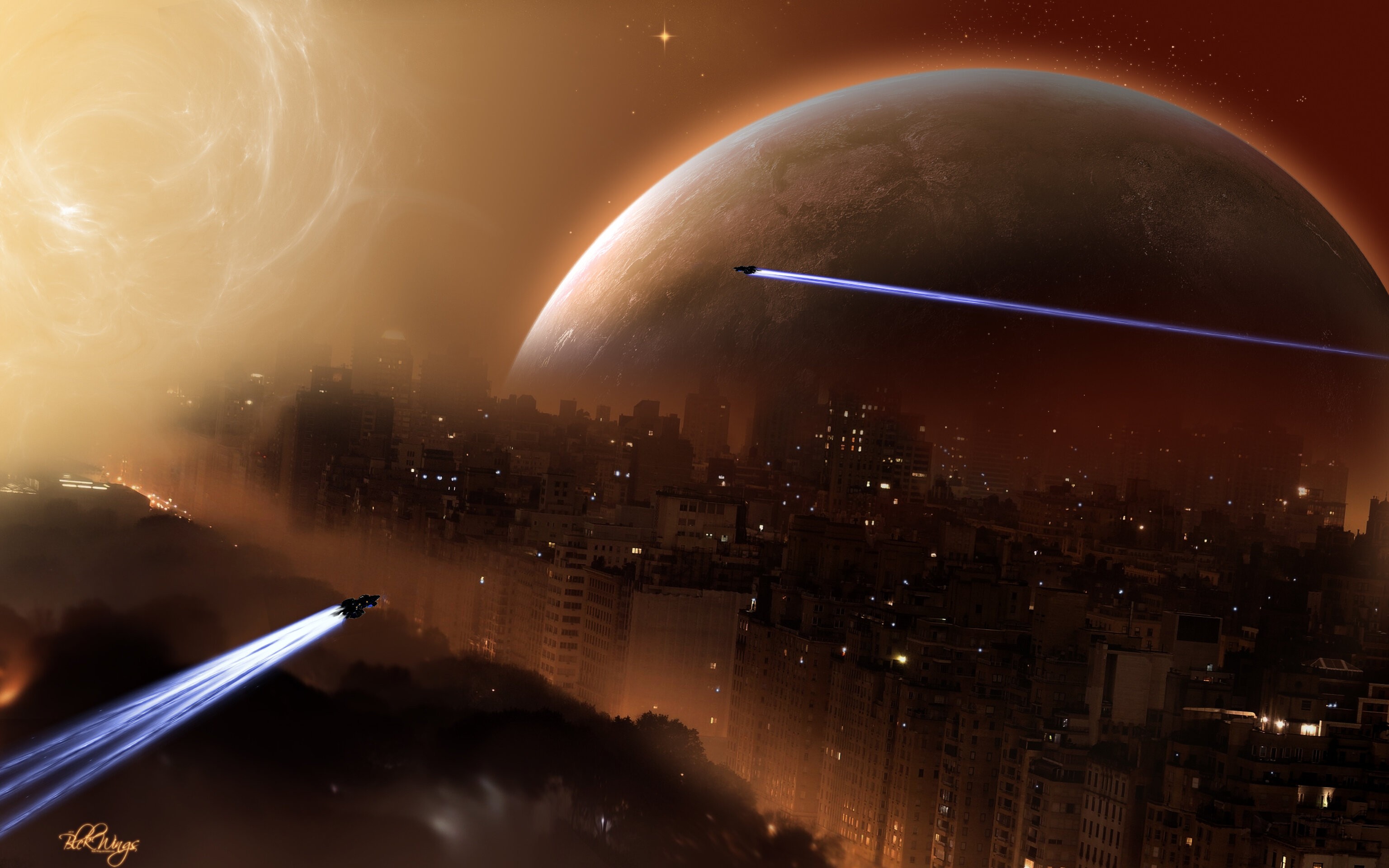 обои universe, planet