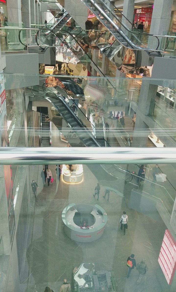 In the mall