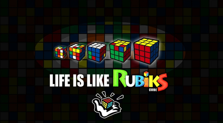 Life is like Rubik's Cube...