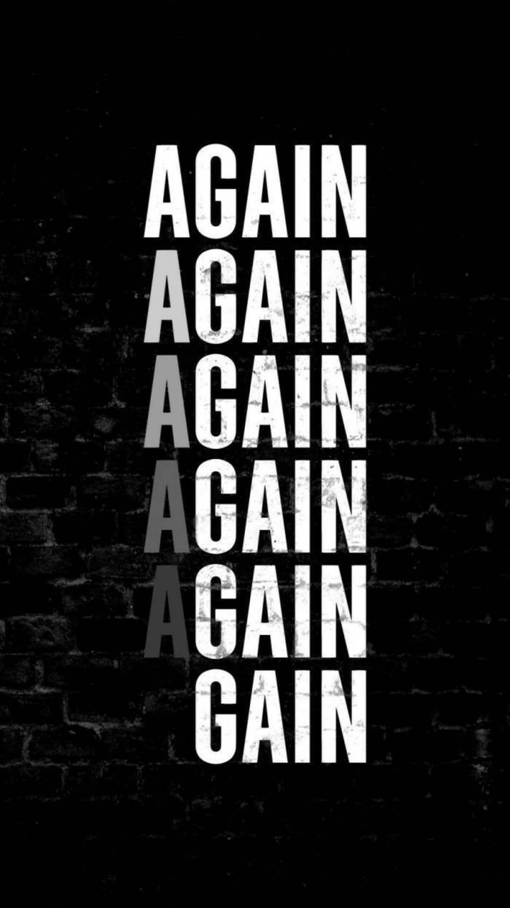 Again
