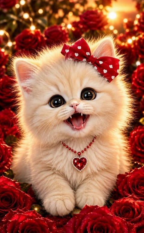 тапети felidae, heart