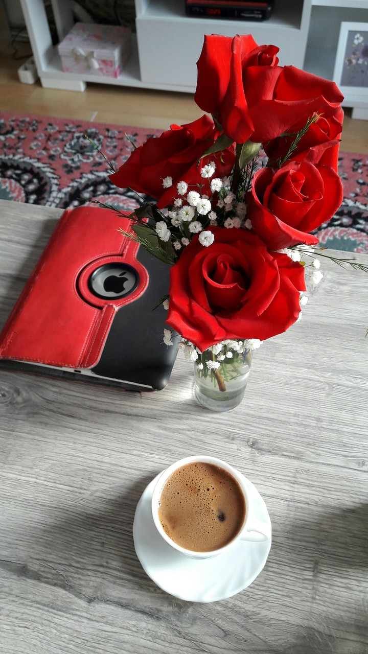 coffe rose ipad