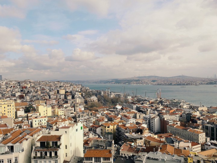City and river view in İstanbul