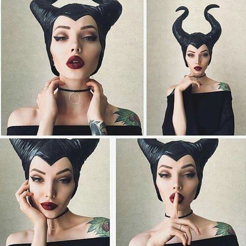 Malificent makeup