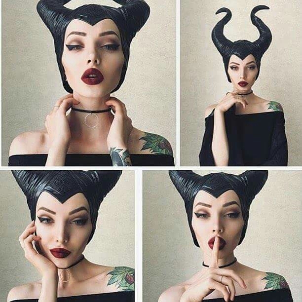 Malificent makeup