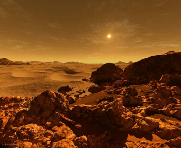 Sun Seen From Mars