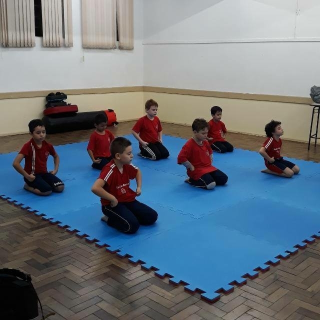 Samuel, aula de Karatê