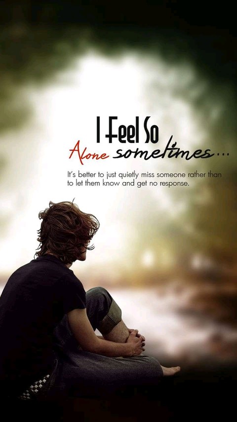alone sad life