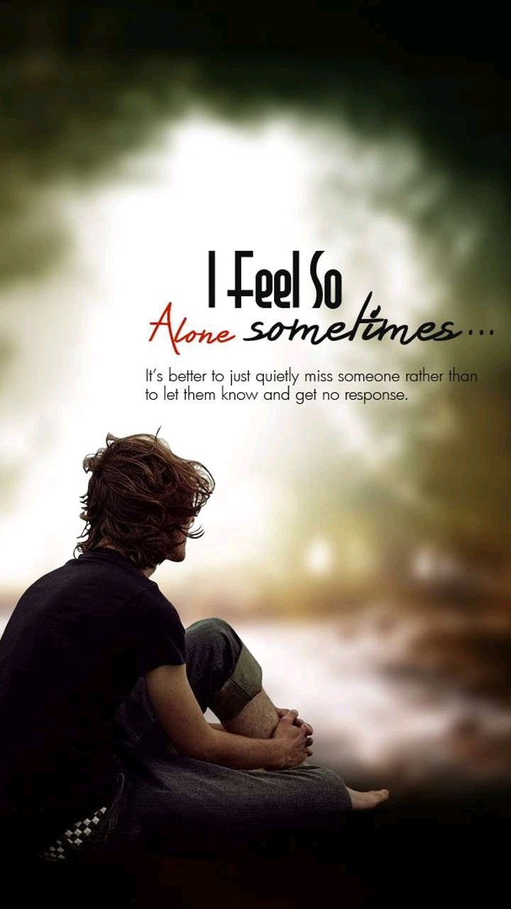 alone sad life