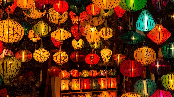 Beautiful traditional lanterns